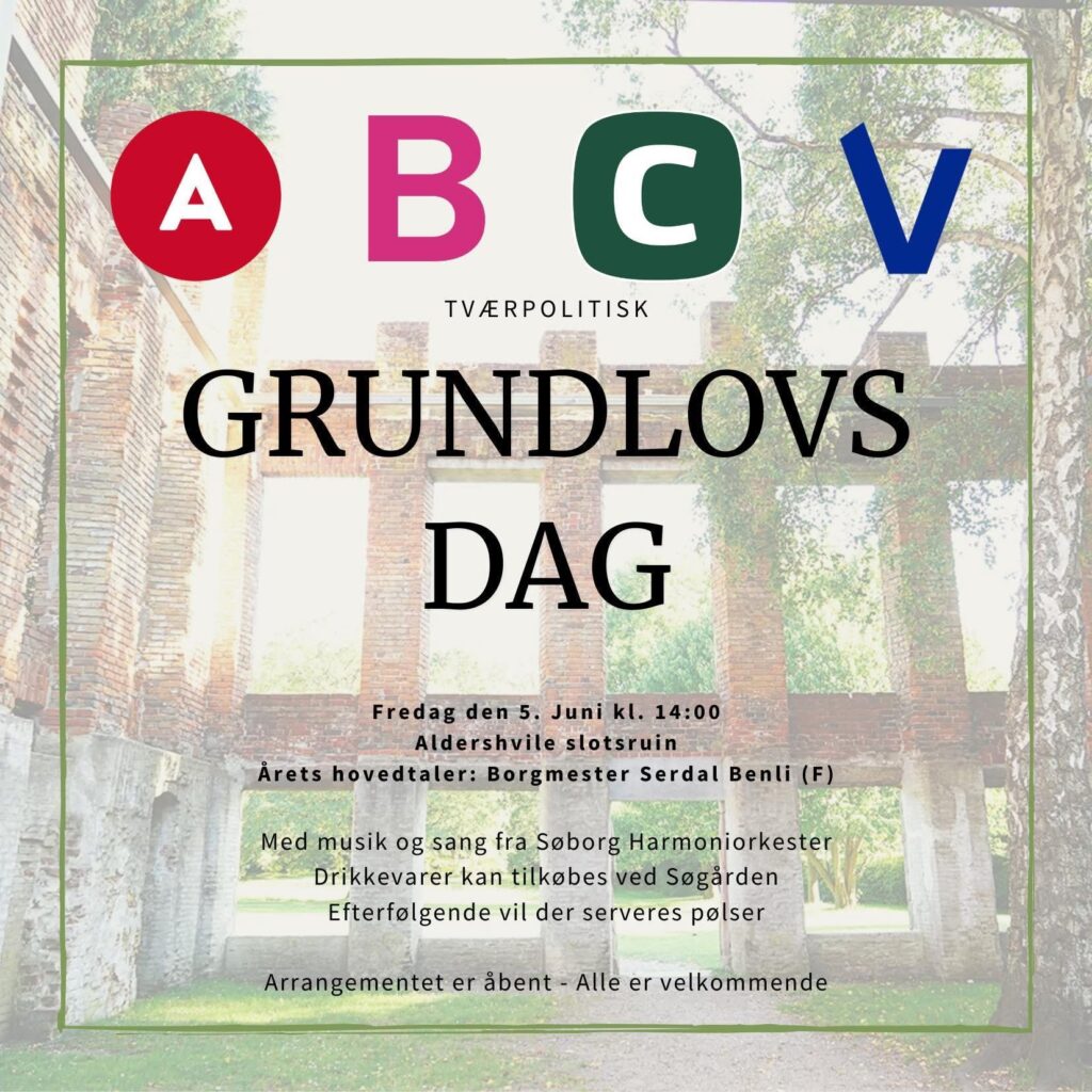 Grundlovsdag 2026 i Aldershvile Slotspark
